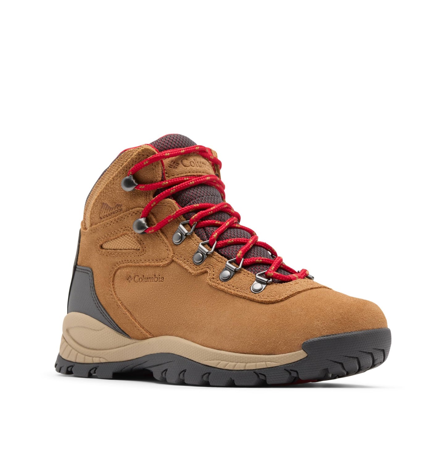 Columbia Women's Newton Ridge Plus Waterproof Amped, 2024 Elk/Mountain Red, 5.5