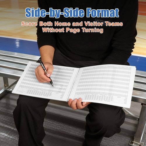 Basketball Scorebook 2026 - 35 Game Scorekeeping Book for Adults & Youth | 8.5" x 11" Stats Tracker