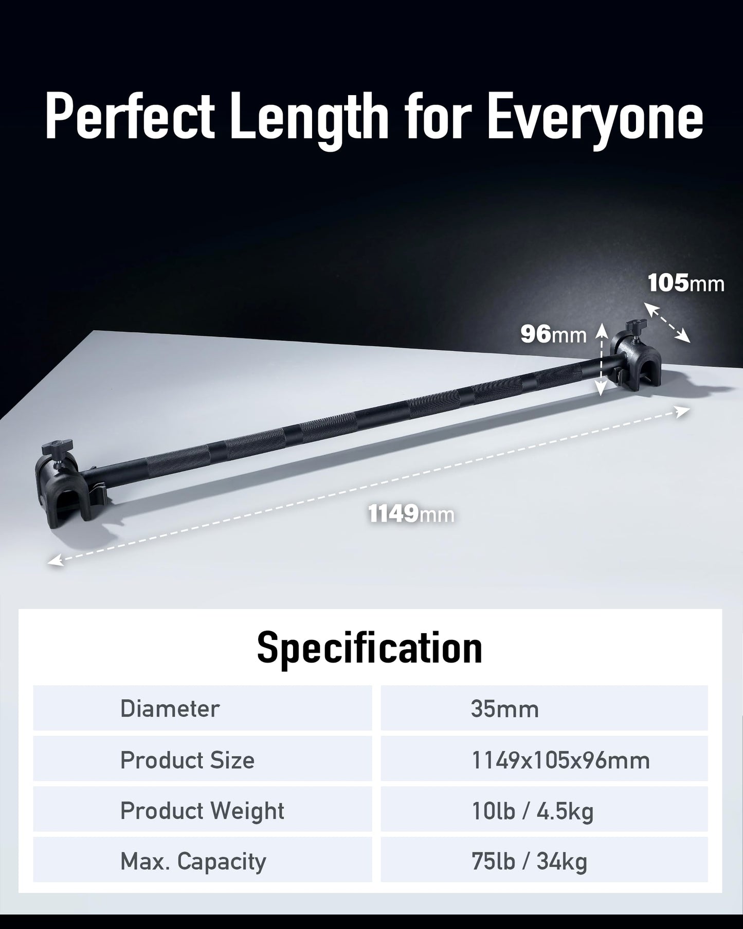 BYZOOM FITNESS Easy Bar Exclusive for BYZOOM FITNESS 12.5/25/27.5lb Adjustable Dumbbell to Barbell for Weight Training Fitness Exercise Full Body Workout for Home Gym Woman Beginner, Black