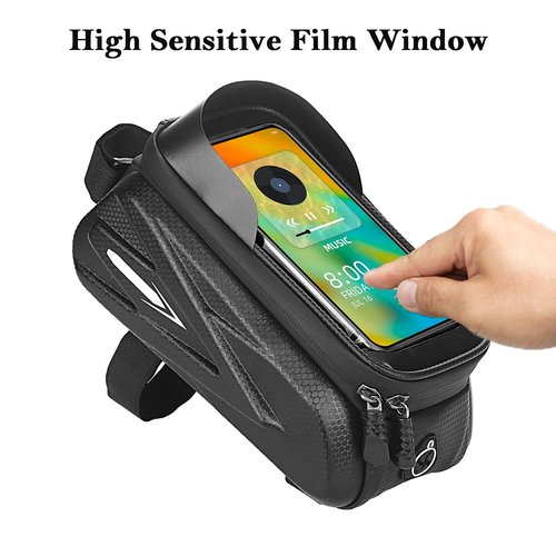 COTOUXKER Bike Frame Bag, Mountain Bike Phone Holder Bag for Road and Mountain Bikes Cycling Storage Bags