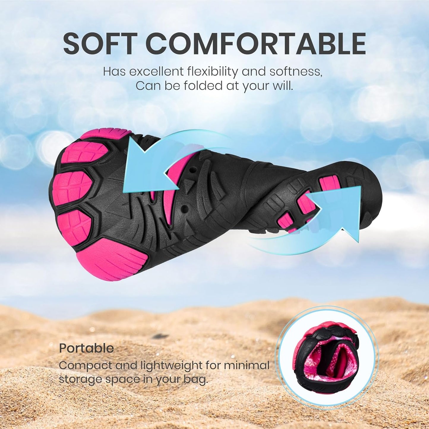 SEEKWAY Barefoot Water Shoes for Kids - Quick-Dry Non-Slip Sand Shoes for Hiking, Swimming & Beach | Toddler Sizes