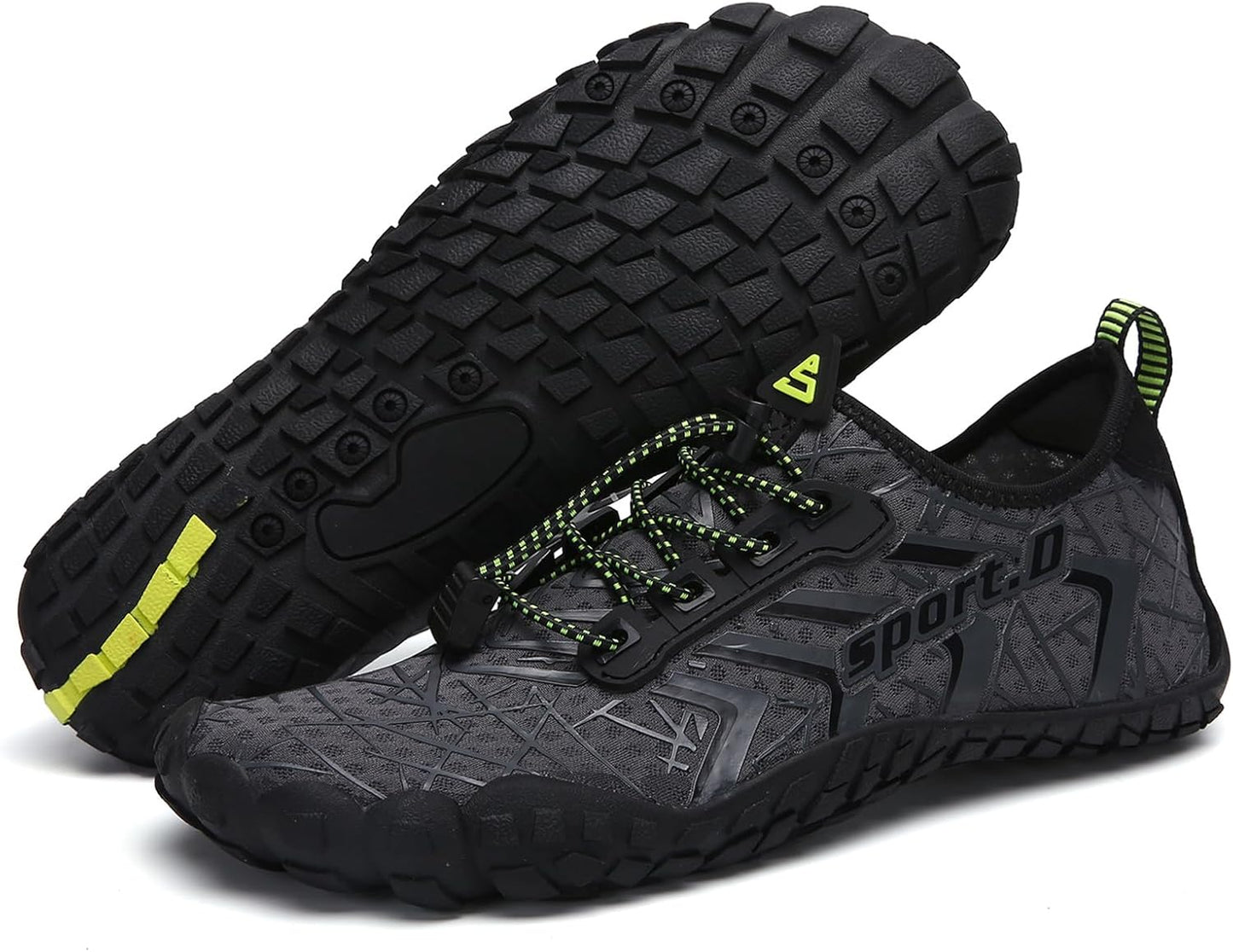 UBFEN Aqua Swim Shoes - Quick Dry Water Shoes for Men & Women | Ideal for Beach, Boating & Diving