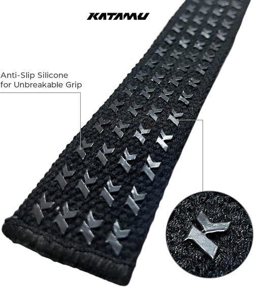 Katamu Weightlifting Straps - Premium Support for Men & Women | Enhance Squat & Powerlifting Performance