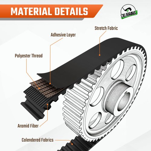 CLUBRALLY Golf Cart Drive/Starter Generator Belt Kit, Applicable to Yamaha G1 G3, OEM#J17-46241-00-00/J10-46241-00-00, J10-81173-00