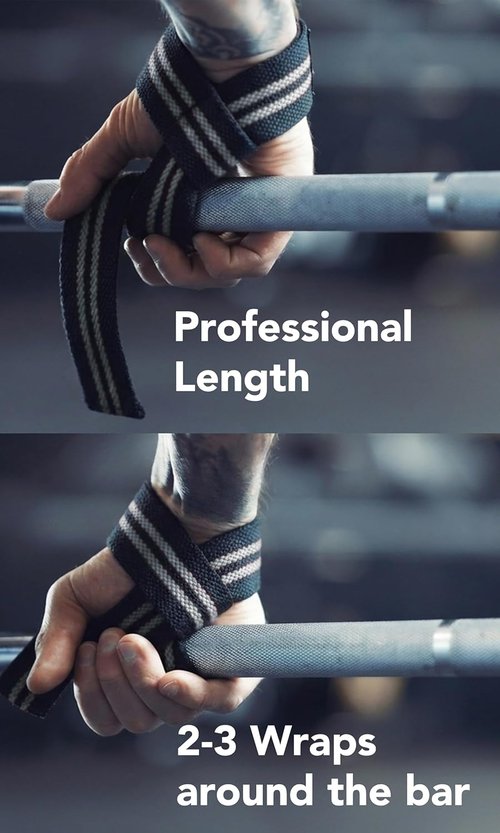 Fitgriff® Lifting Wrist Straps - Premium Cotton & Padded Support for Weightlifting, Gym & Deadlift | Unisex