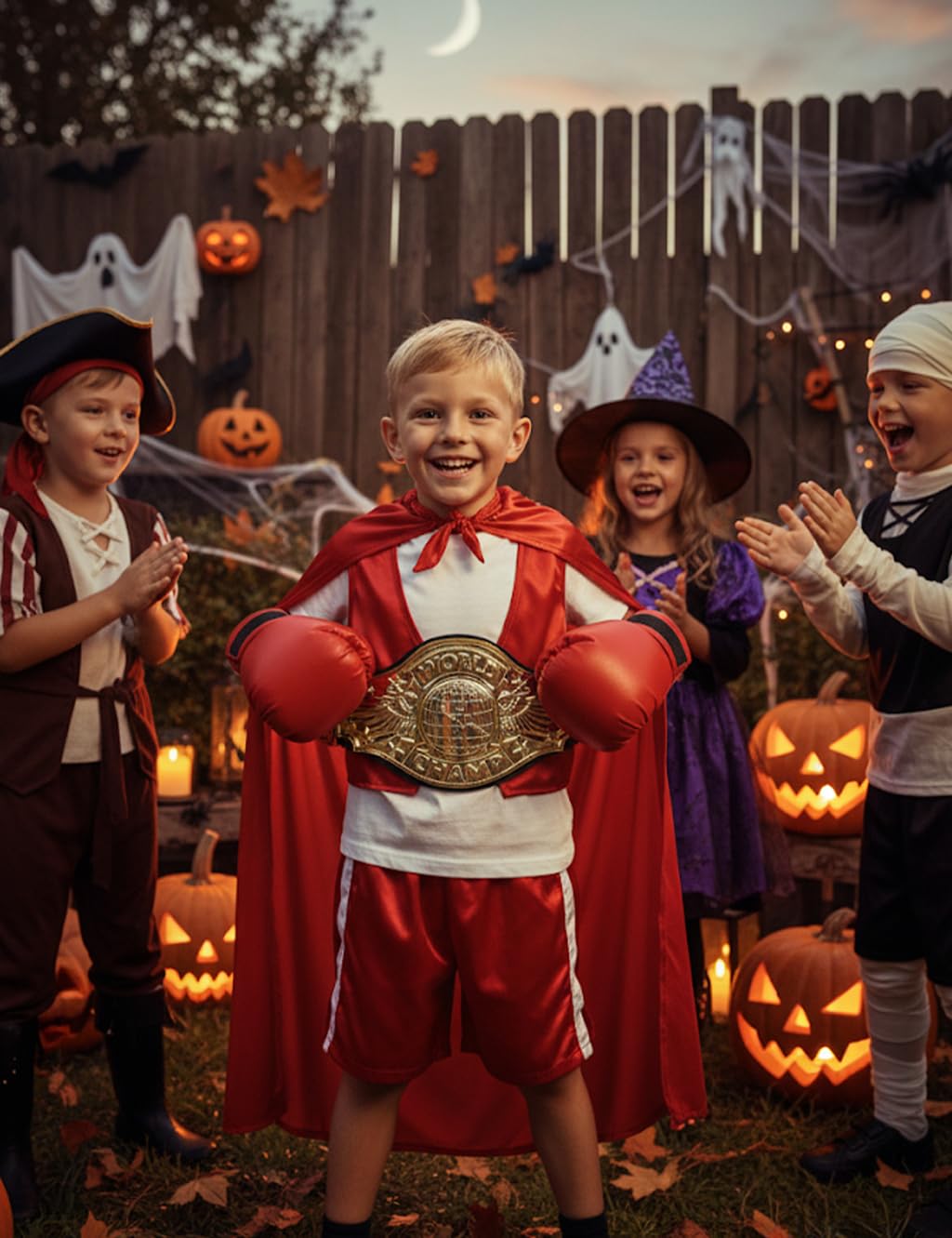 Party Chili Championship Belt for Kids & Adult - Wrestling Boxing Belt Champion Costume Perfect for Parties Role-Play
