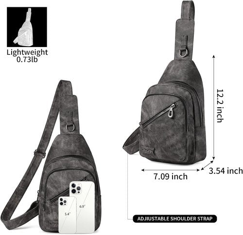 FALAN Mule Leather Crossbody Bag - Trendy Sling Bag for Women | Perfect for Travel & Everyday Use