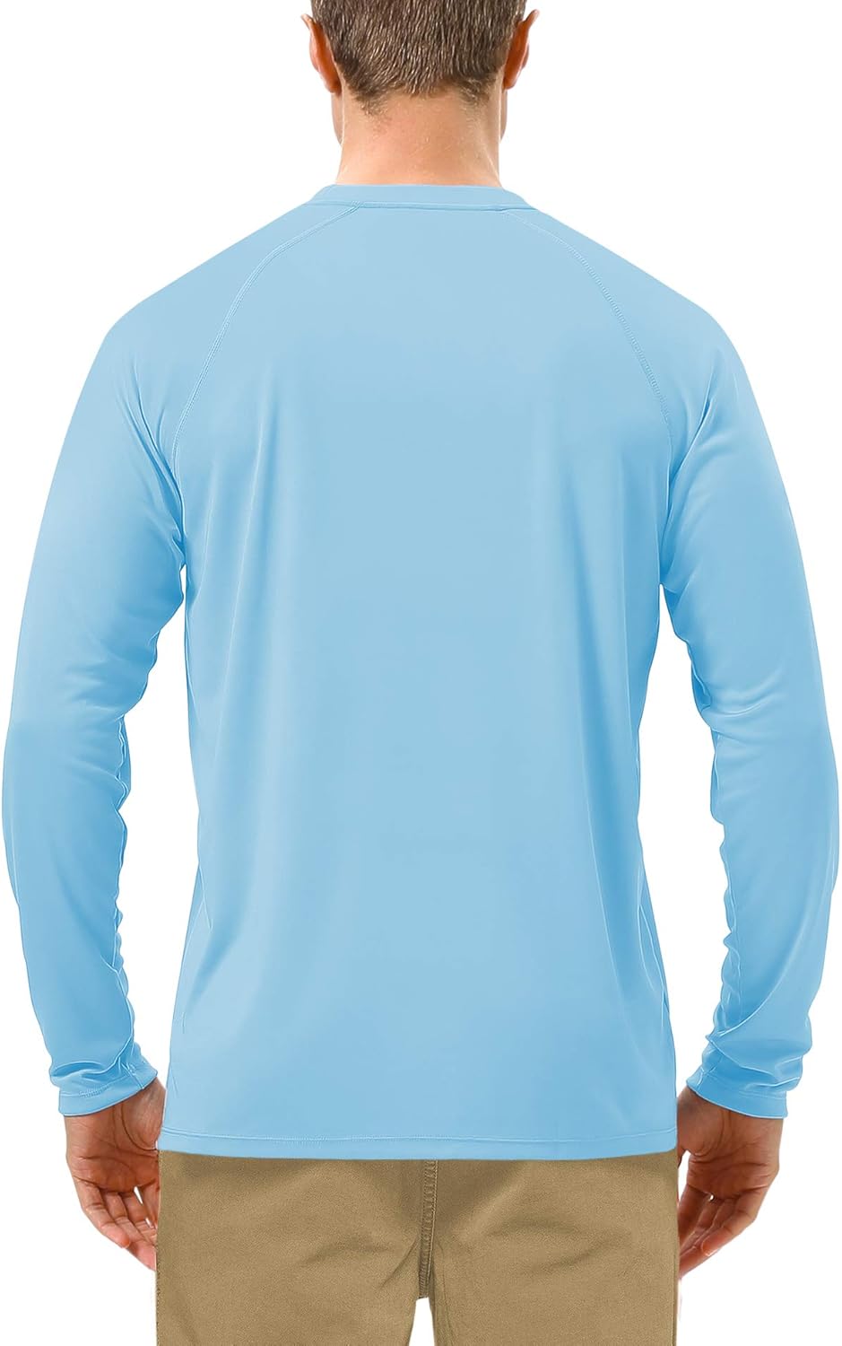 Roadbox Men's UPF 50+ UV Sun Protection Long Sleeve Shirt - Ideal for Fishing, Hiking & Running