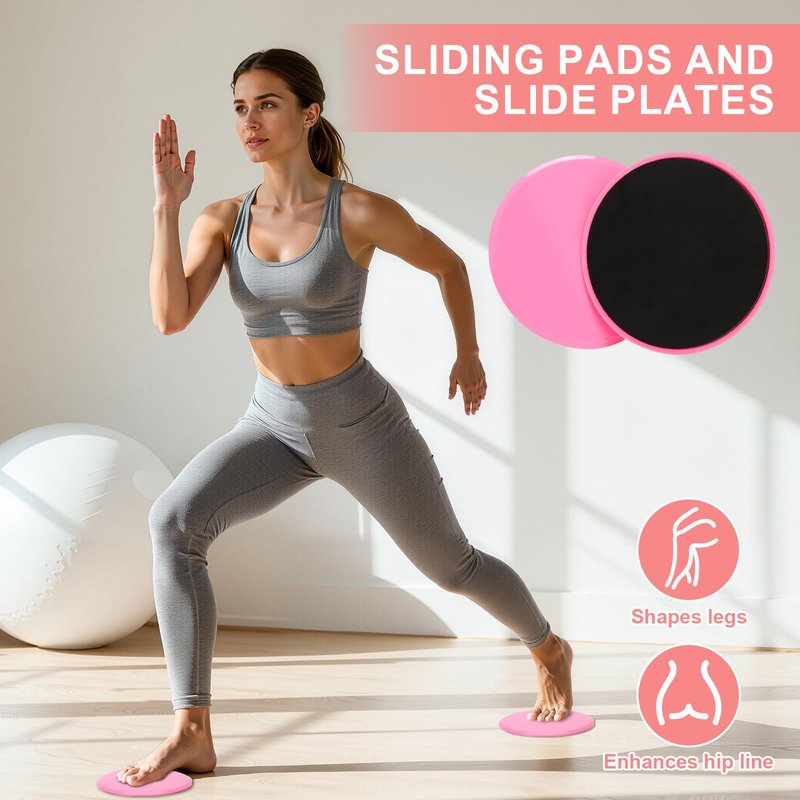 CARDOBIR Pilates Equipment for Women 18 PCS at Home Pilates Kit 12" Pilates Ring Set for Beginners Home Workouts (Fashion)