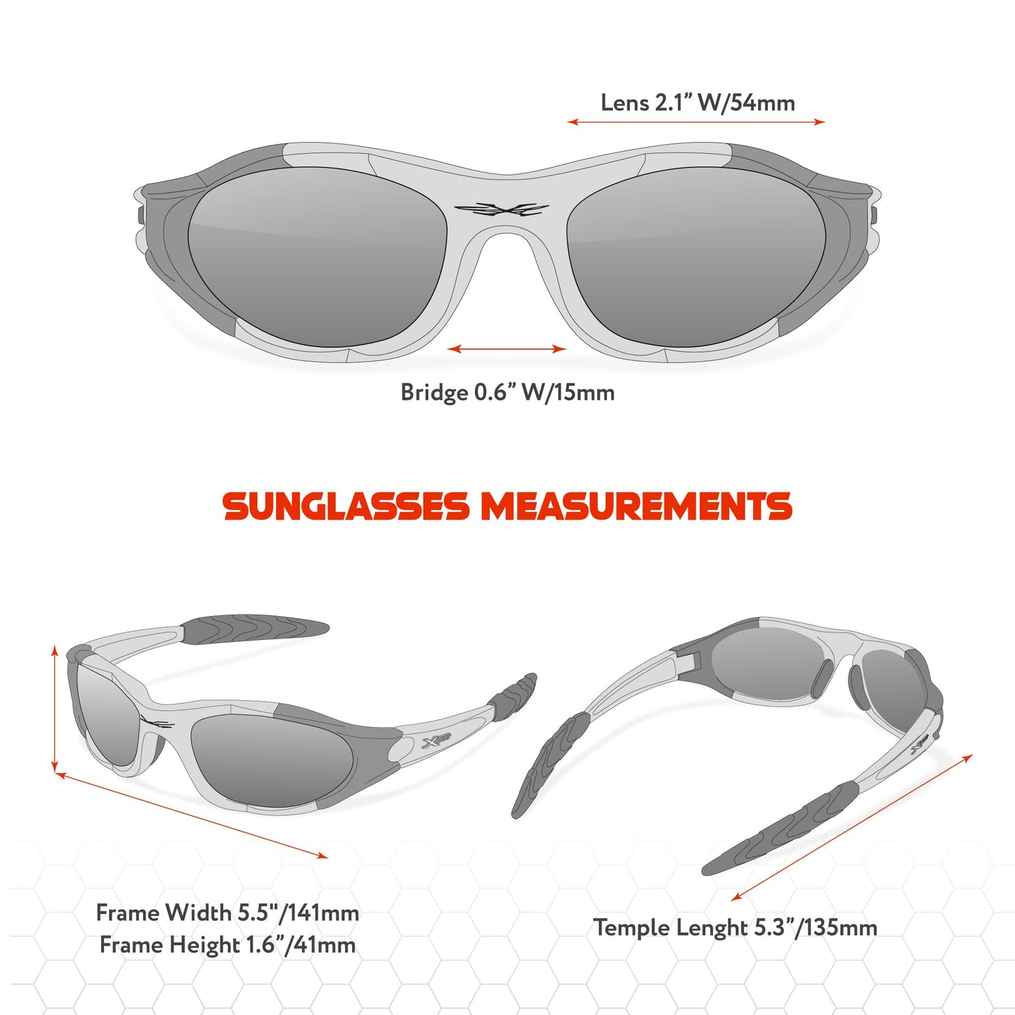 X LOOP Youth Sports Polarized Sunglasses for Boys Kids Teens Age 8-16 Baseball Cycling Running Wrap Around UV400 Glasses