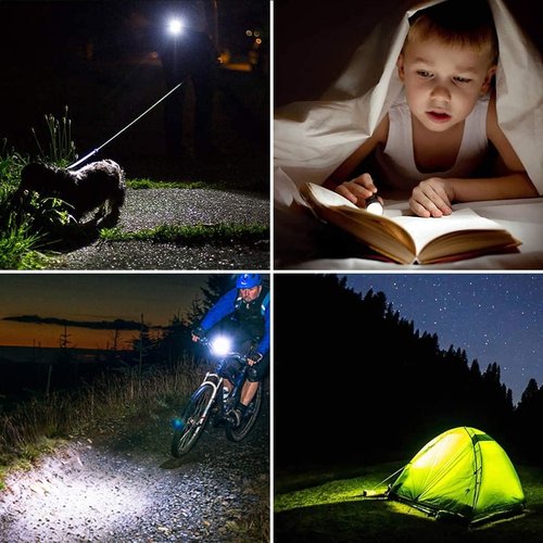 Lighting EVER LED Flashlight - Bright & Durable with AAA Batteries | Pack of 48