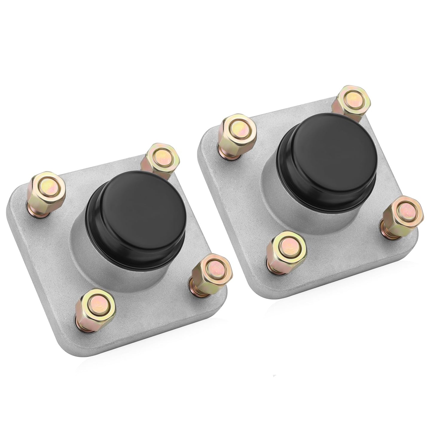 M MATI 2Pcs Front Wheel Hub & Cover Cap for Yamaha Golf Cart G8/G9/G11/G14/G16/G19/G20/G22/G27 1990-2008 JG5-WF511-00-00 JG5-WF511-10-00
