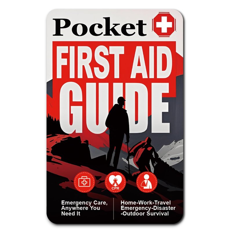 Tiny Pocket First Aid Guide EDC Emergency First Aid Kit for Anywhere Fully Waterproof