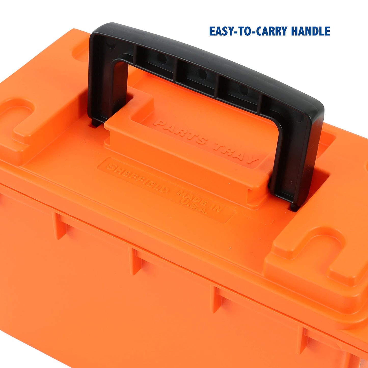 Sheffield 12680 Marine Storage Box, Dry Box Made in USA, Water Resistant Container for Boat and Dock Gear, Small Parts Organizer with Latch, Stackable