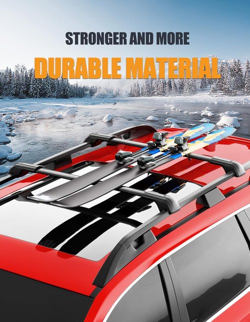 KINGGERI Roof Rack Cross Bars - 330LBS Capacity for Kia Telluride X-PRO/X-LINE 2023-2025 | Lockable Aluminum Design