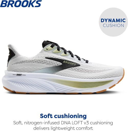 Brooks Men's Ghost 17 Running Shoes - Lightweight Comfort for Neutral Runners | Black/Blue