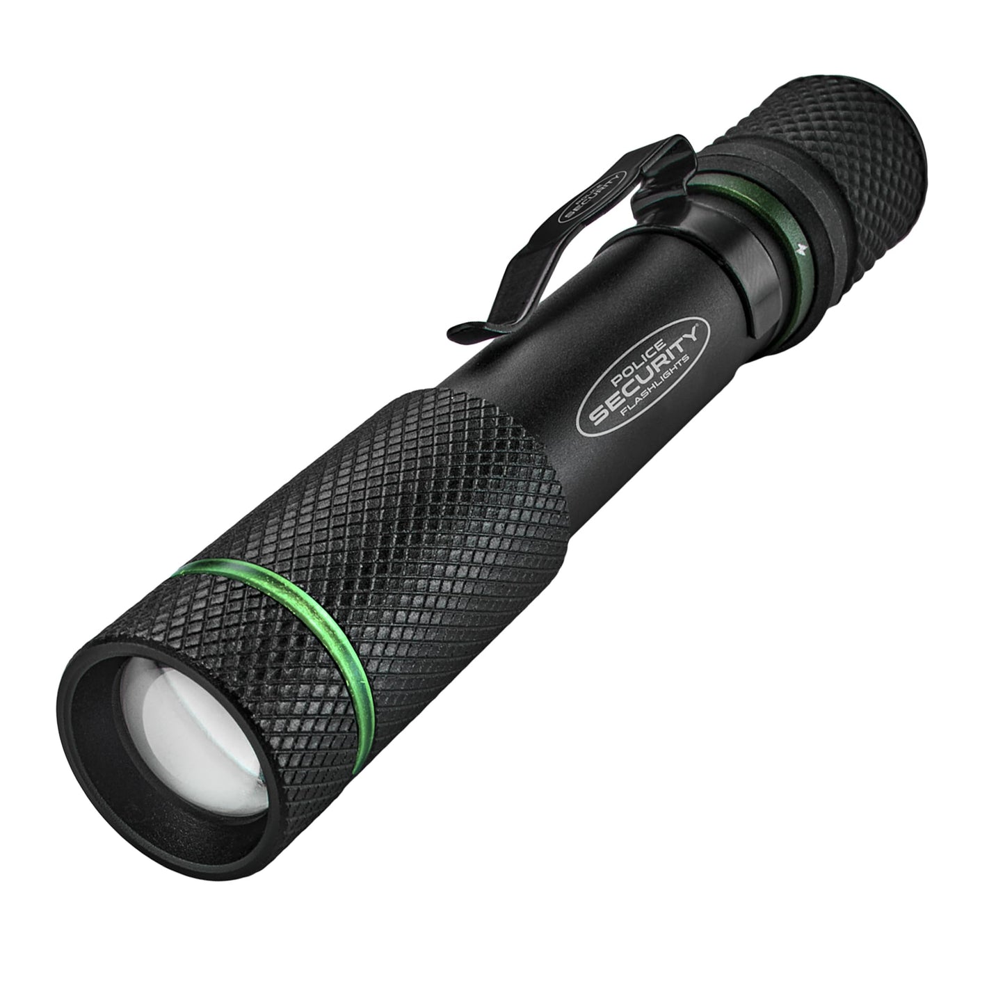 Police Security Aura-RS Ultra-Bright 260 Lumen Rechargeable Flashlight, Compact, 3 Modes, Slide Focus, Micro-USB Charging, Perfect for DIY Projects and Trade Professionals