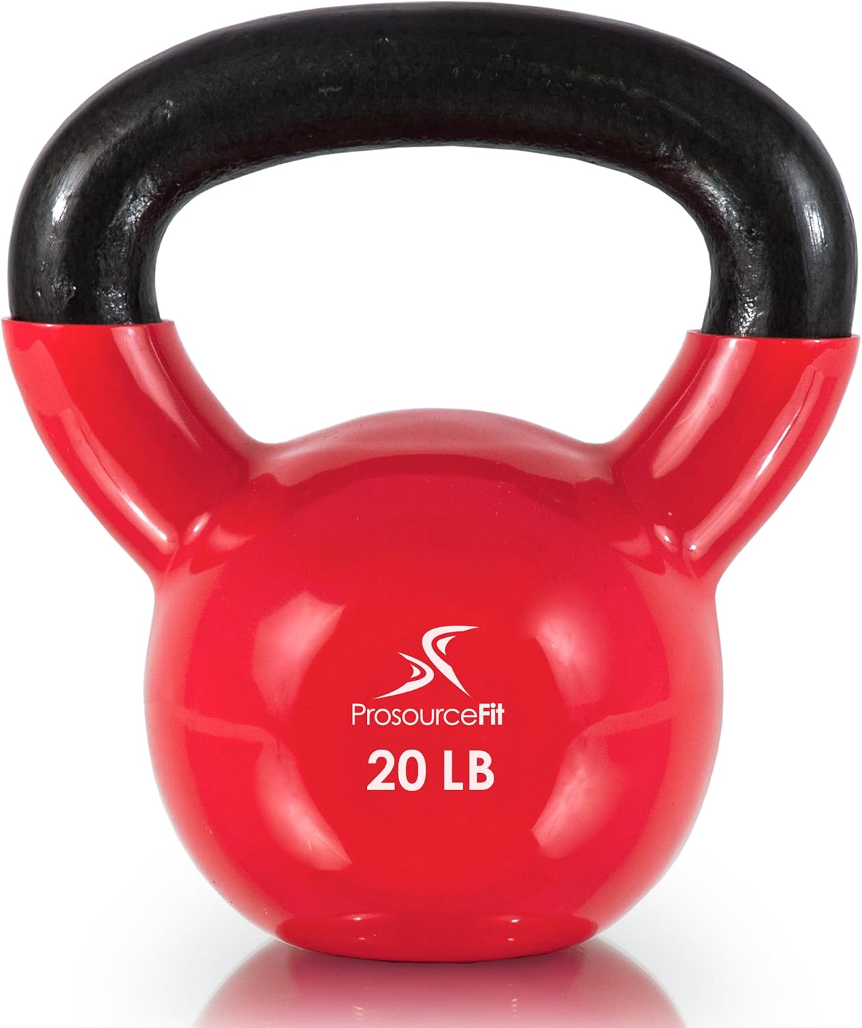 ProsourceFit Kettlebells - Vinyl Coated Cast Iron for Full Body Fitness Workouts | Various Weights Available