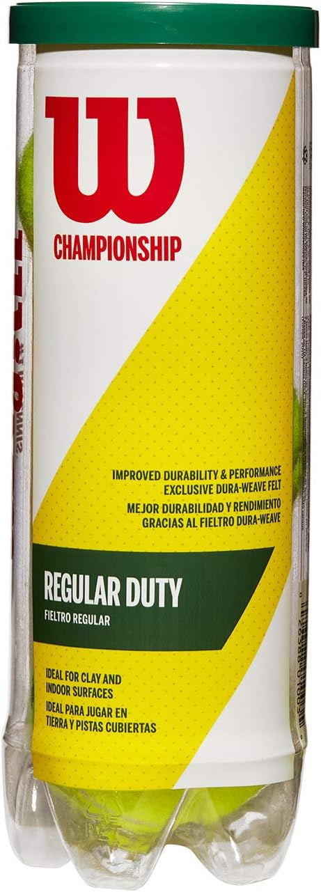 WILSON Championship Tennis Balls - High Performance, Durable & Consistent | Ideal for All Skill Levels