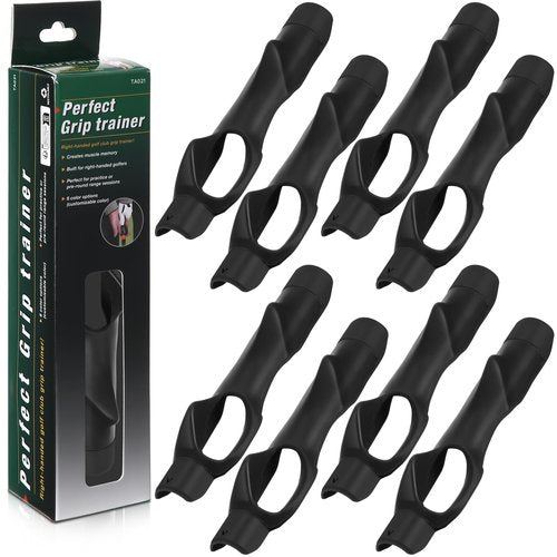 Soulchen 8 Pack Golf Grip Trainer, Golf Training Aid, Swing Trainer Club Grips Accessories for Right Handed Club Grip Equipment to Help Correct Hand Position