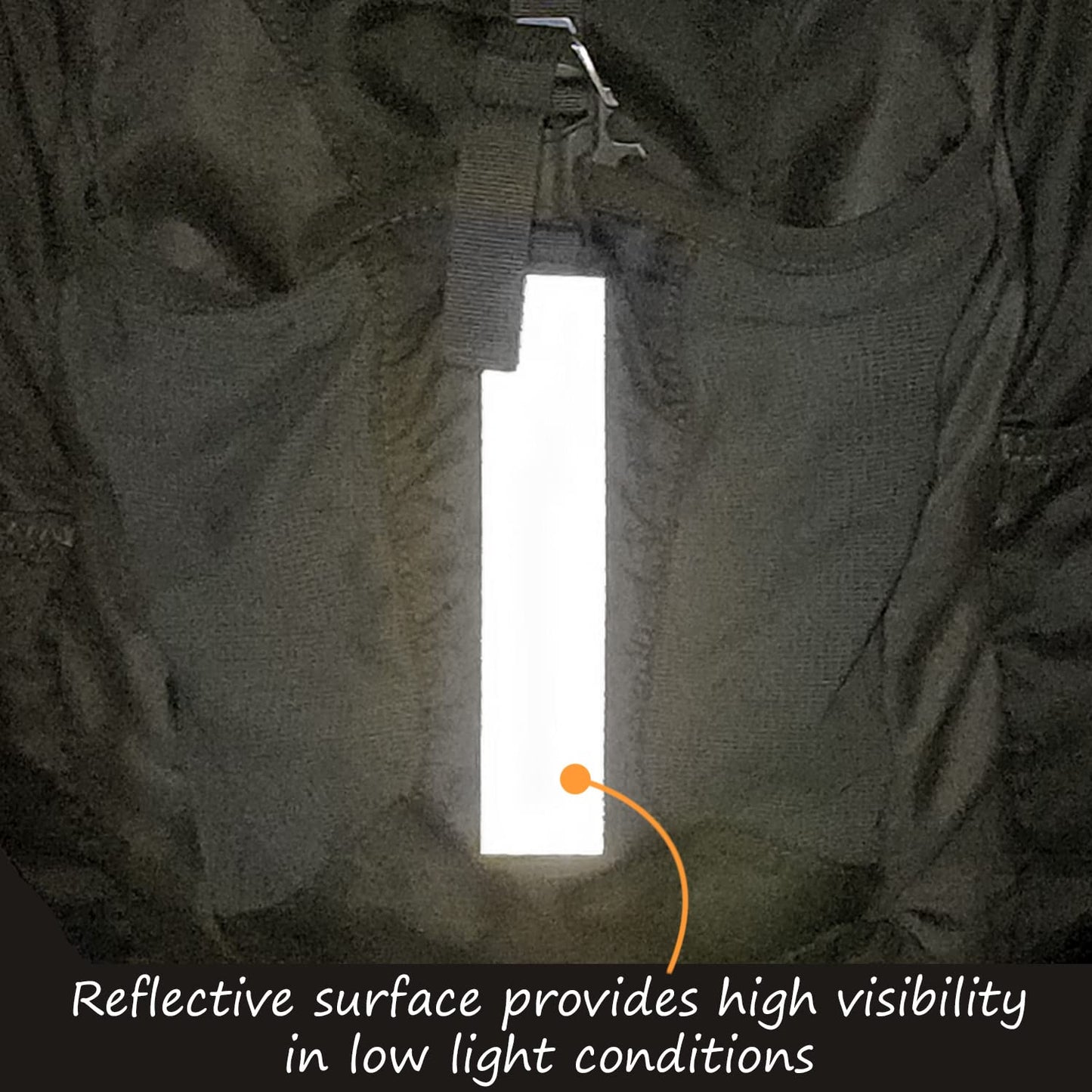 SmartSign 1.2 x 6 inch White Reflective Strips - Pack of 4, Premium 3M Diamond Grade Reflective Stickers for Night Safety/Backpacks/Bicycles/Vehicles, Hi-Tack Adhesive, Made in USA
