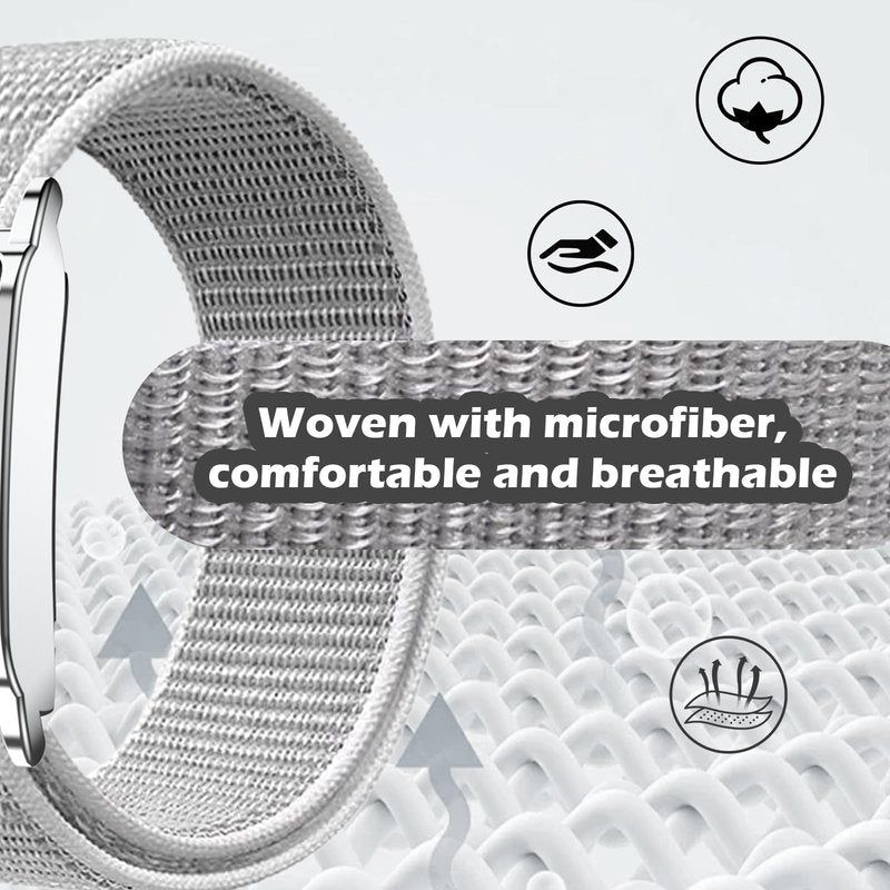 Anpzband Loop Strap Compatible With Whoop 4.0 - Breathable Nylon Sports Bands for Men Women, 22cm Velcro Wristband for Hiking/Running/Outdoor