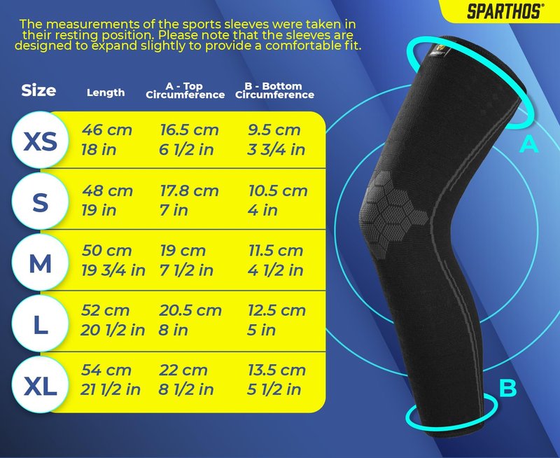 Sparthos Full Leg Compression Sleeves - Brace for Calf, Knee and Thigh, Recovery, Support Pain Relief for Sports Shin Splint Arthritis Patella MCL Acl Tendon - Anti Slip - Mens and Womens (Black-L)