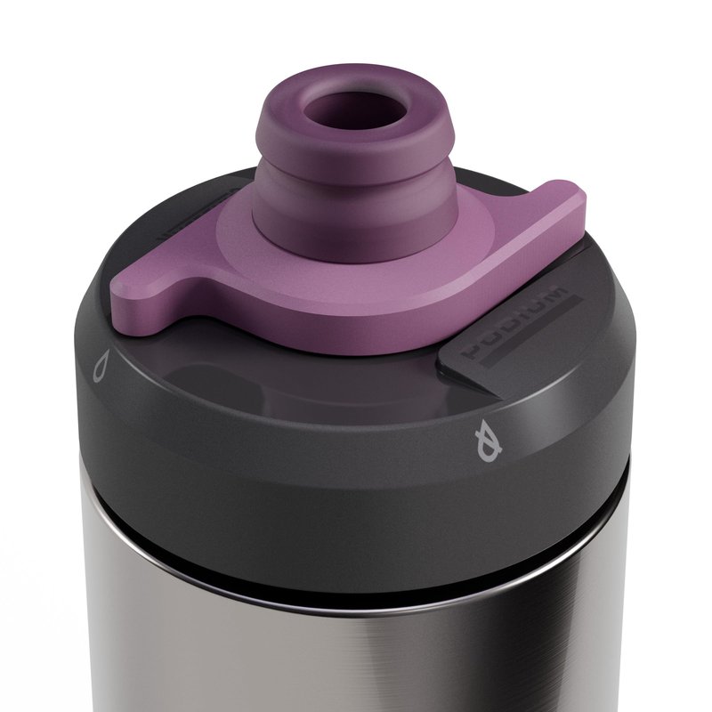CamelBak Podium Steel Insulated Stainless Steel Bike Water Bottle, 22oz, Mercury Lavendar, Extended Cold Retention