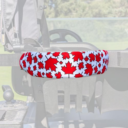 Foretra - Canada Maple Leaves Pattern Golf Cart Strap Sleeve – Protect Your Premium Golf Bag from Friction and Scuff Marks While Adding Style and Color to Your Setup (1)