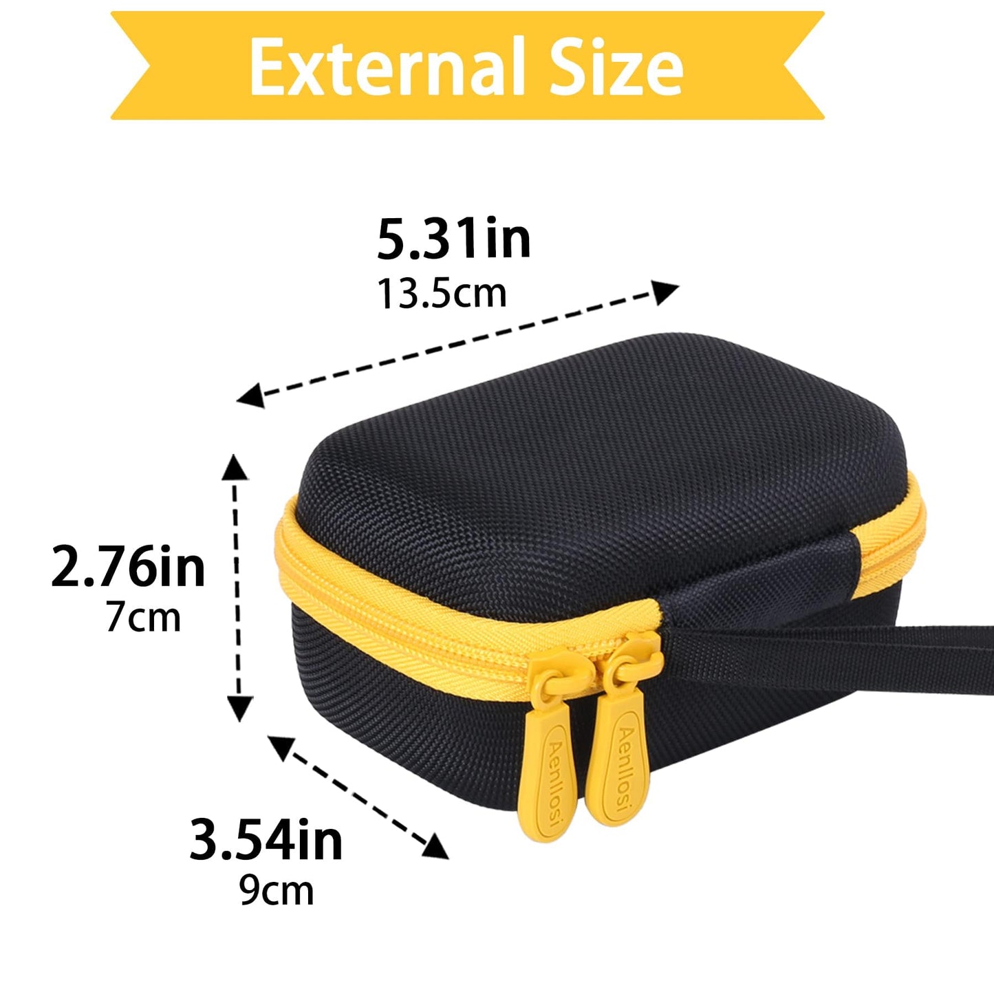 Aenllosi Hard Case for Fanttik X8 Nano/X9 Nano Electric Ball Pump