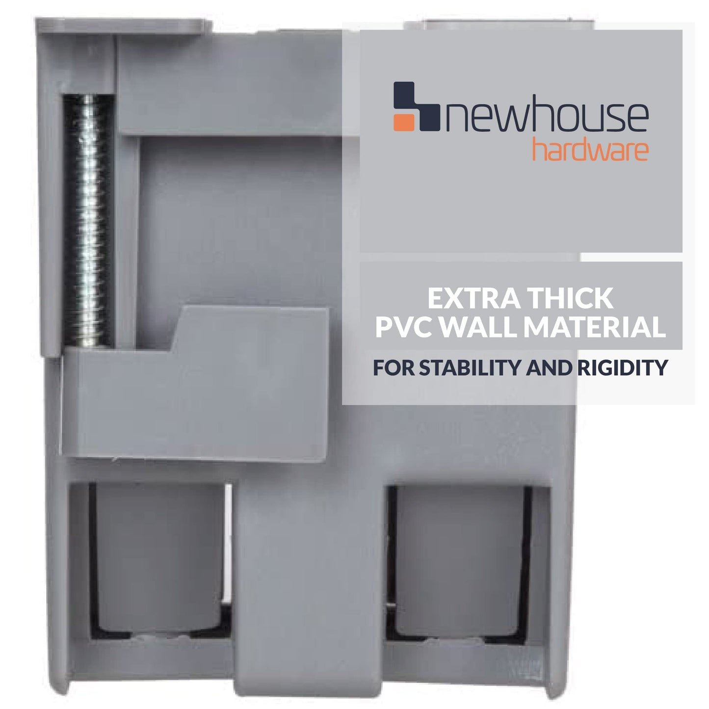 Newhouse Hardware 1-Gang PVC Old Work Electrical Outlet Box (48-Pack) | 14 cu. in. Plastic Junction Box for Switches, GFCI, or Duplex Receptacle Outlet | Old Work Electrical Box for Home Improvement