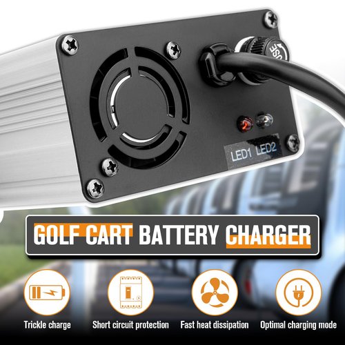 36 Volt Golf Cart Charger Compatible with EZ-GO TXT Medalist Golf Cart, 36V Battery Charger