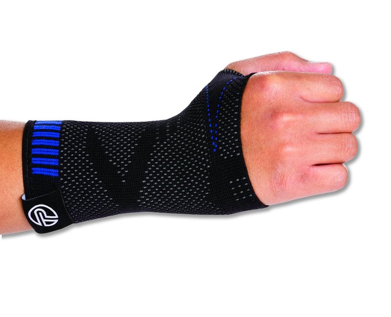 Pro-Tec Athletics 3D Flat Wrist Support, Small/Medium, Wrist Brace, Compression Wraps, Pain Relief, Adjustable, Men & Women, Carpal Tunnel Pain Relief, Easy to Use, Working Out, Size Small/Medium