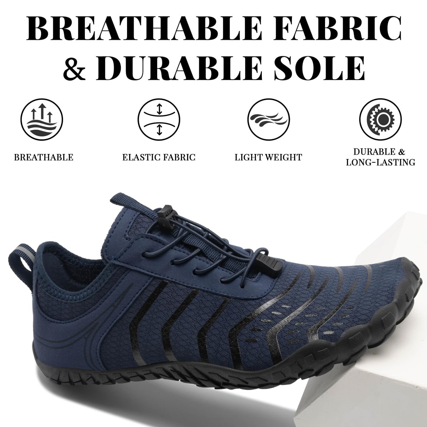 2026 New Hiking Barefoot Shoes Womens Mens Footwear,Wide Toe Box Water Shoe for Women Men,Zero Drop Comfortable & Non-Slip Barefoot Vitality Shoe Women's Athletic Footwear for Walking Hiking