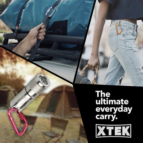 25kN Climbing Carabiner – 5620LB – Heavy Duty Twist Locking Carabiner Clip - Industrial Strength Large Steel Oval Caribeaner - Rock Climbing Caribeener Clips for Rigging, Ropes