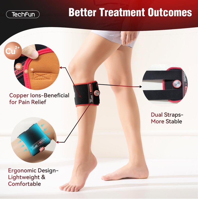 Tech Fun Sciatica Pain Relief Devices - 2025 Patented Sciatica Pain Relief Brace with Adjustable Knob and 2 Versions Pressure Pad, Lower Back & Hip Pain Relief,Men Women