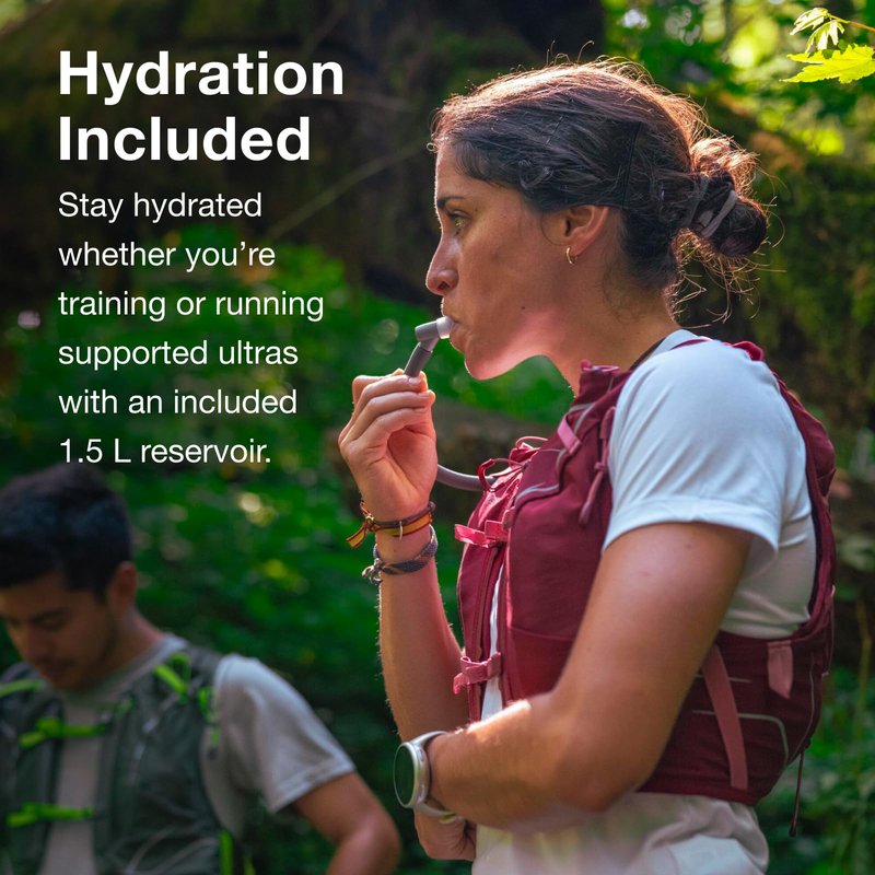 Osprey Dyna 1.5L Women's Running Hydration Vest with Hydraulics Reservoir, Kakio Pink, Large
