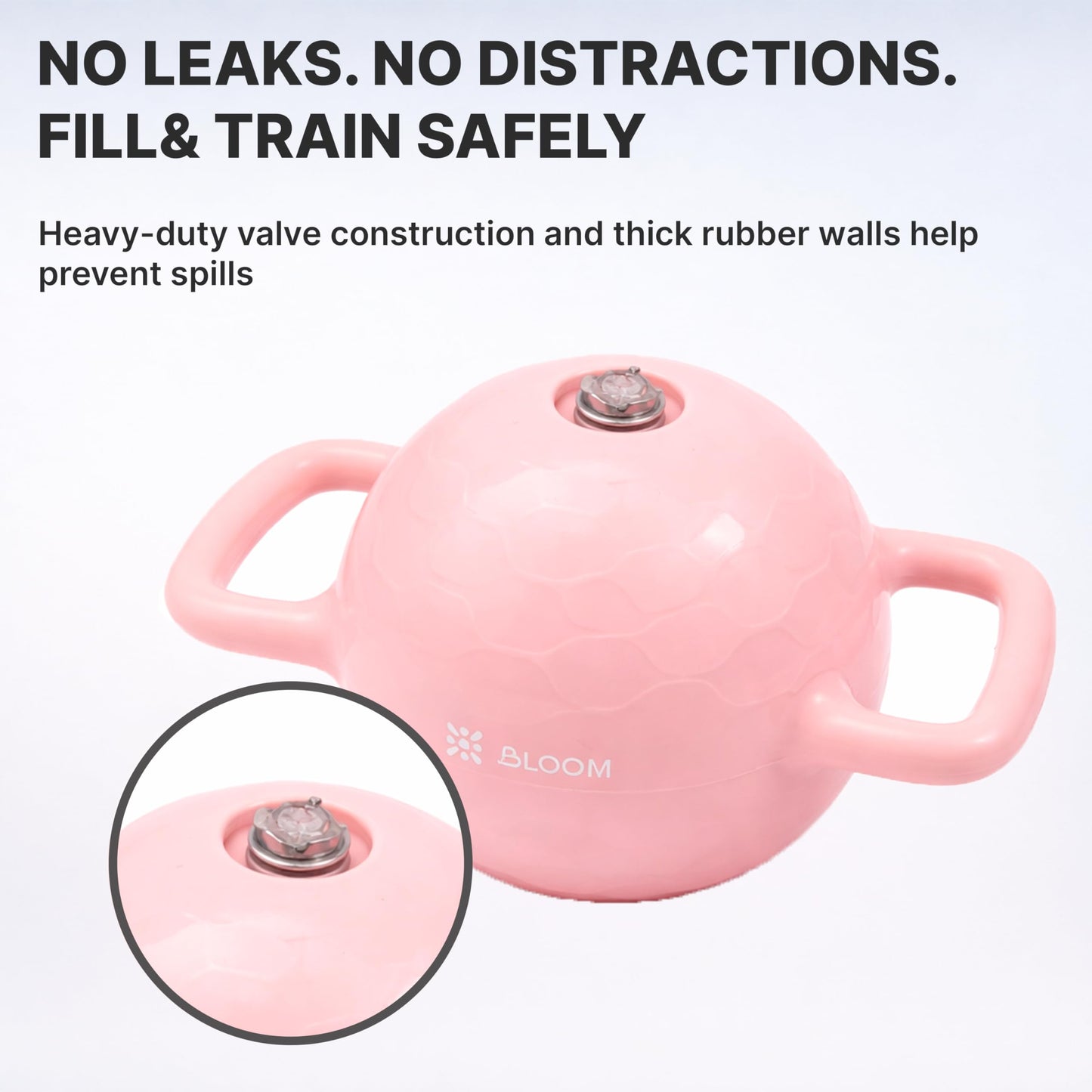 2-12 Lbs Soft Adjustable Kettlebell for Women - Water Filled Strength Training Kettlebells - Dual-Handle Design Water Weight Bag for Home and Gym Workouts