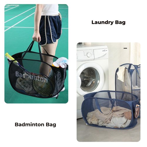 ChoiHeiy Badminton & Tennis Bag - Unisex, 23" x 14" x 14", 75L with Logo