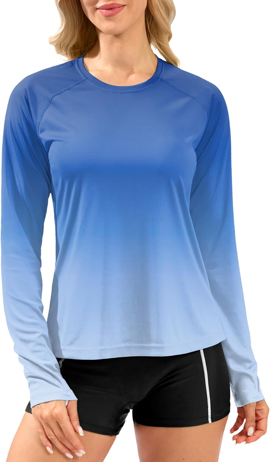 Skiennix Women's UPF 50+ Sun Shirt - Long Sleeve UV Protection Rash Guard for Hiking & Workouts