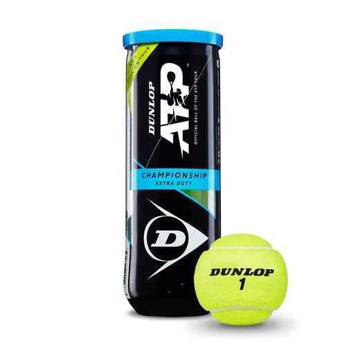 Dunlop Sports ATP Championship Extra Duty Tennis Balls - Case of 24 cans (72 Balls)