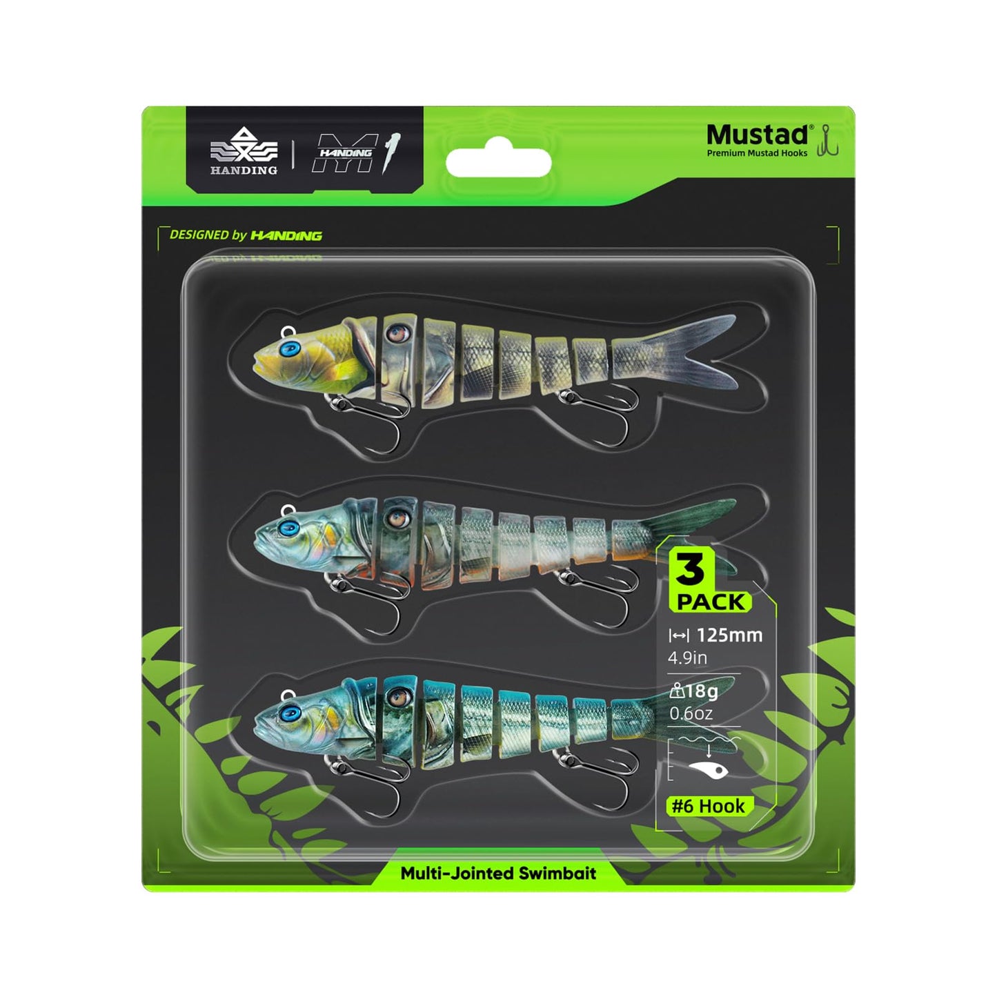 Handing 4.9" Bass Swimbait Fishing Lures