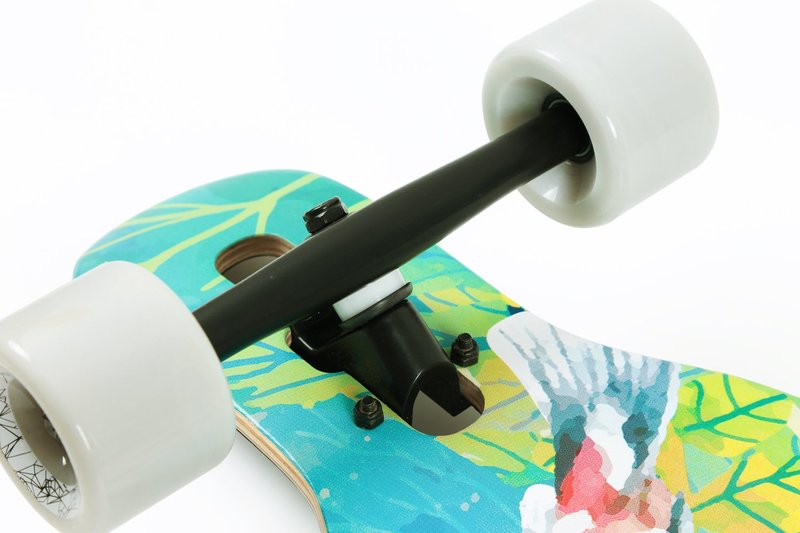 VOLADOR Urban Freeride Pro Longboard| Adaptive Cruiser 42inch| North America Maple| Camber Concave Drop Through Longboard Complete| Setup for Urban Commuting (Meditation)