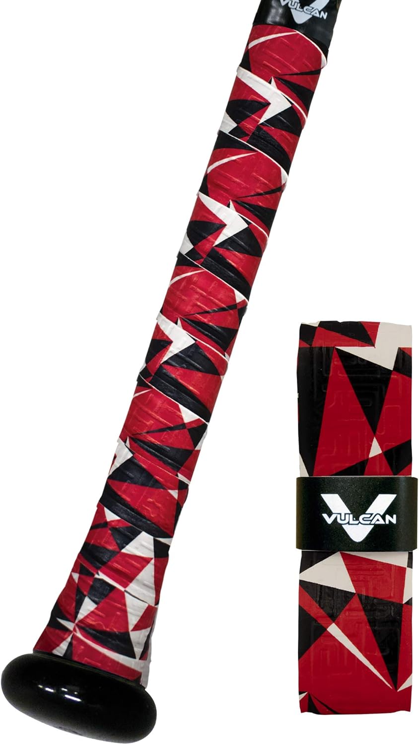 Vulcan Bat Grip - 0.50mm, 1.00mm, 1.75mm | Ideal for Baseball & Softball | Various Colors Available