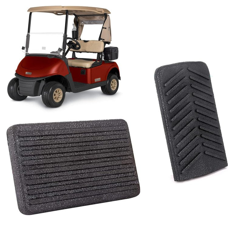 ZLX&LU EZGO Accelerator & Brake Pedal Pad Cover, Golf Cart Accessories, OEM#: 600252/610471, 600255/610529, Suitable for 2008-UP EZGO RXV Gas and Electric Golf Cart
