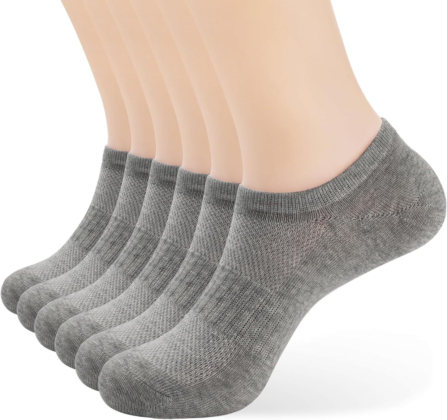 Skiennix No Show Socks - Low Cut Ankle Athletic Socks for Men & Women | Anti-Slip Invisible Design