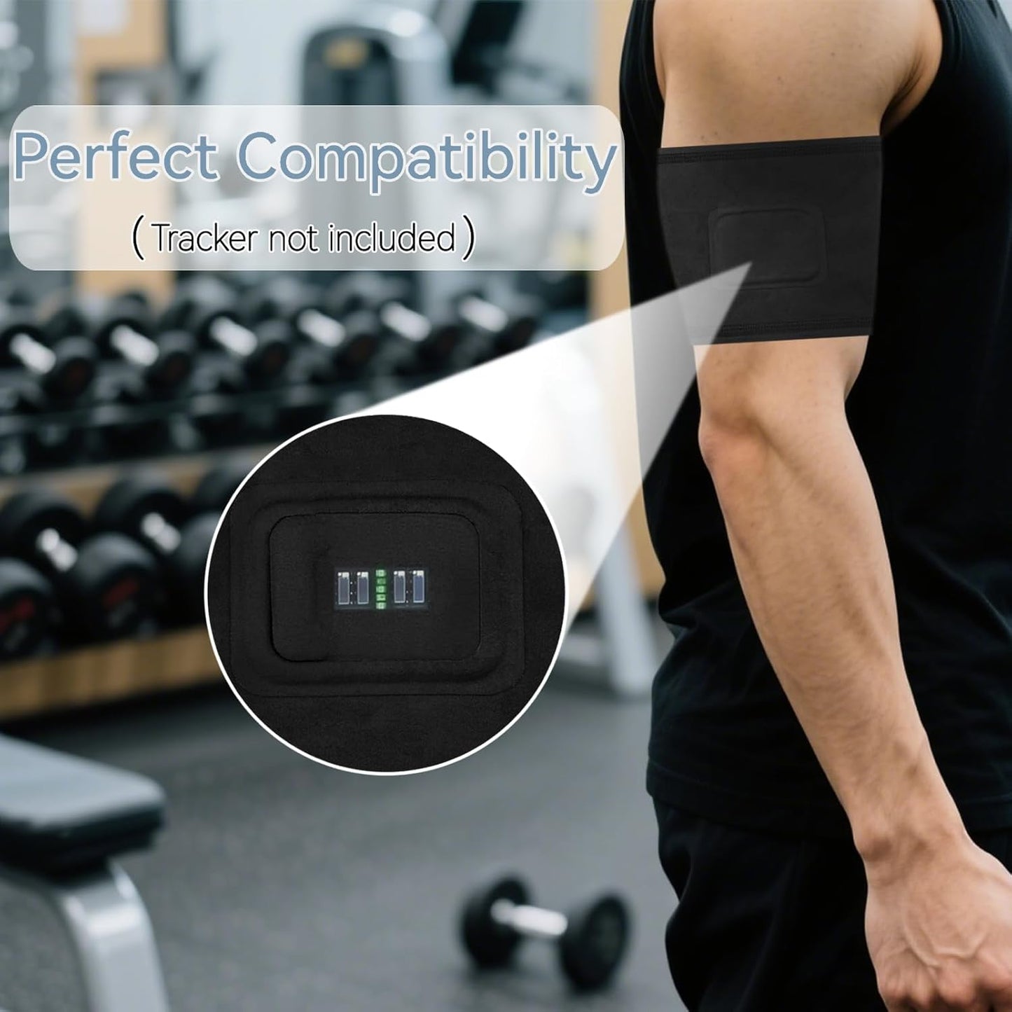 Whoop Arm Sleeve Accessory - Compatible with Whoop 5.0 & 4.0 | Fitness Tracker Protection & Style