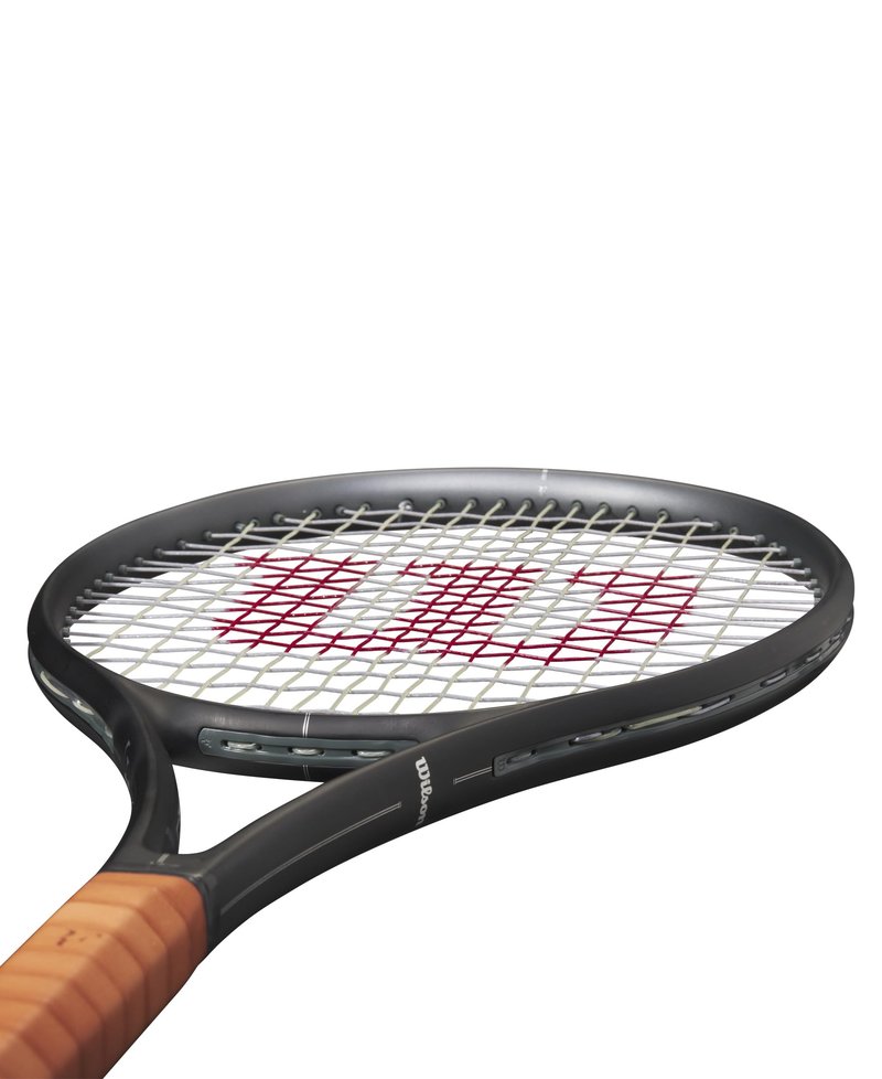 Wilson RF 01 Pro Strung Performance Tennis Racket - Grip Size 2-4 1/4", Strung with Sensation 16 Natural at Mid Range Tension