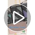 Rainleaf Microfiber Travel Towel Navy Blue 32 x 16 inches Quick Dry & Compact