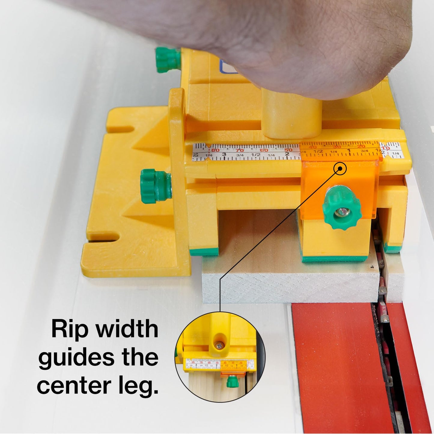 MICROJIG Grr-ripper Safe Rip Upgrade Kit, GRSR-P50K2, Compatible with GRR-RIPPER 3D Pushblock, Table Saw Safety